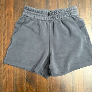 Lululemon Gray Elastic Waist Shorts